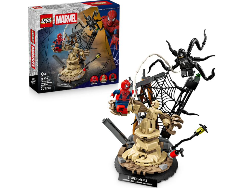 Конструктор Lego Эпическая битва: Человек-паук против Песочного человека Marvel 76334 купить,NaN