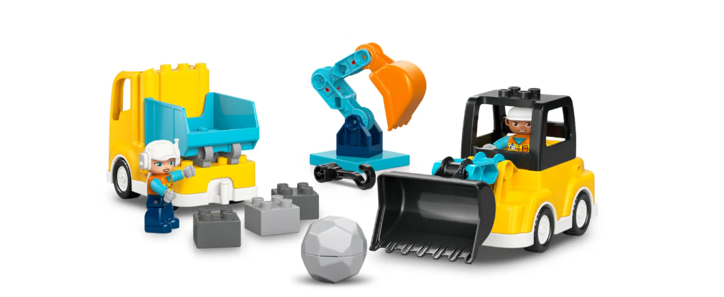 Конструктор Lego Строительная техника 3-в-1 DUPLO 10475