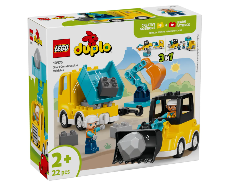 Конструктор Lego Строительная техника 3-в-1 DUPLO 10475
