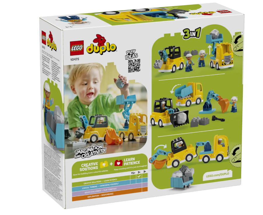 Конструктор Lego Строительная техника 3-в-1 DUPLO 10475 купить,NaN