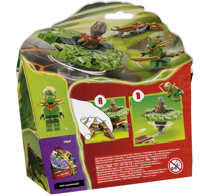 Конструктор Lego Спиннер «Ллойд против земного монстра» Ninjago 71850