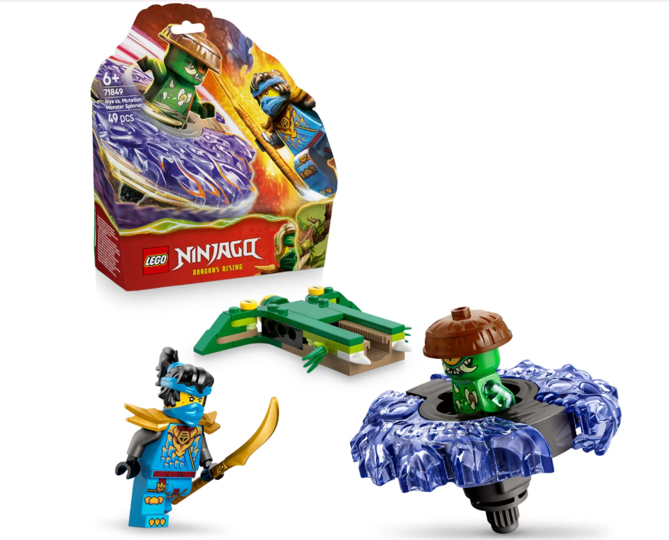 Конструктор Lego Спиннер «Ния против монстра-мутанта» Ninjago 71849 купить,NaN