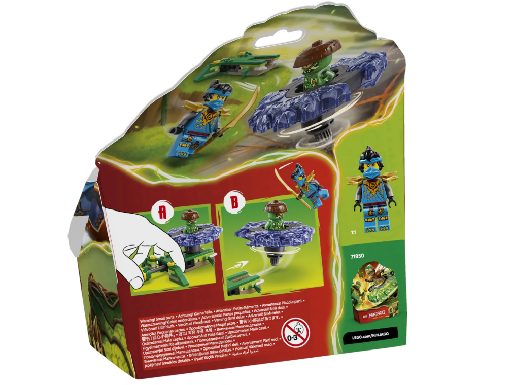 Конструктор Lego Спиннер «Ния против монстра-мутанта» Ninjago 71849 купить,NaN