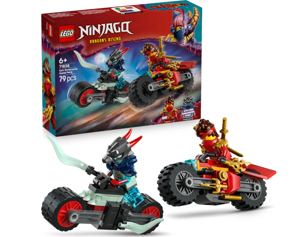 Конструктор Lego Скоростная гонка Кая на мотоцикле Ninjago 71838 купить,NaN