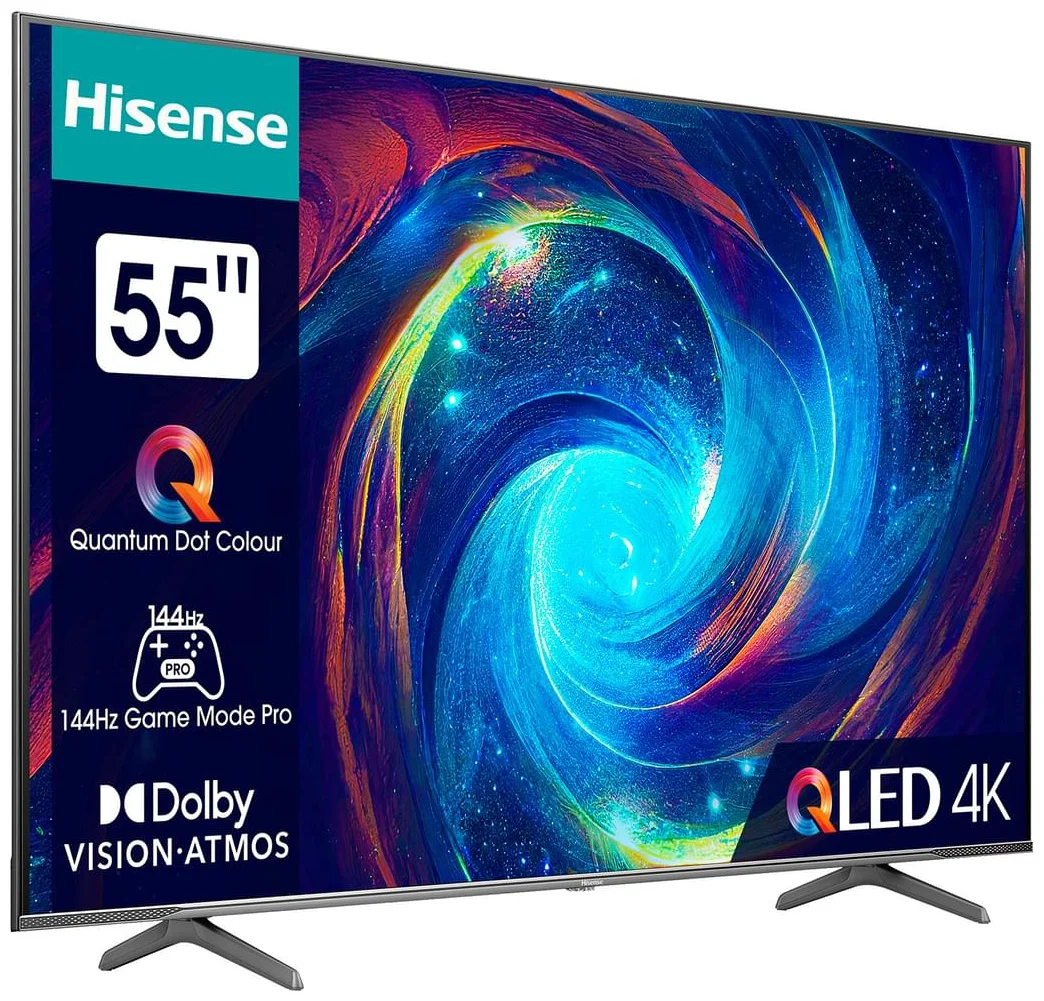 Телевизор Hisense  55" 55E7KQ Pro QLED 4K UHD Black купить,0