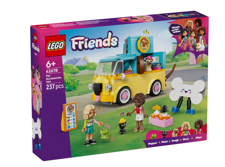 Конструктор Lego Фургон для перевозки зоотоваров Friends 42678 купить,NaN