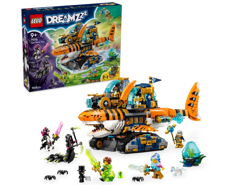 Конструктор Lego Танк-тигровая акула DREAMZzz 71515