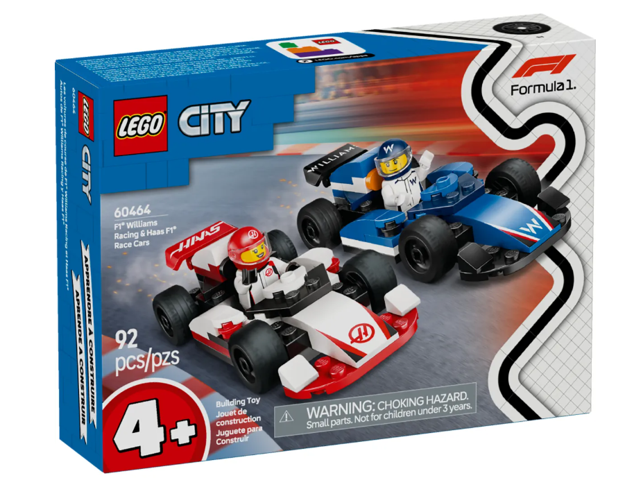 Конструктор Lego Формула 1 Williams Racing и автомобиль Haas CITY 60464 - ForteMarket Конструктор Lego Формула 1 Williams Racing и автомобиль Haas CITY 60464 купить,14390