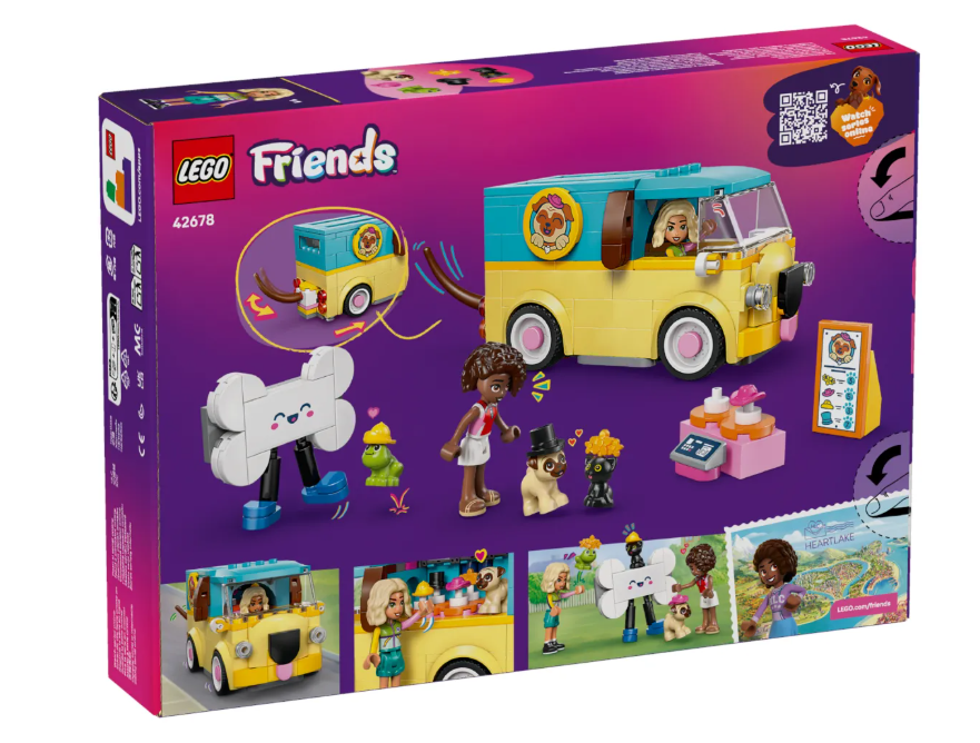 Конструктор Lego Фургон для перевозки зоотоваров Friends 42678 купить,NaN