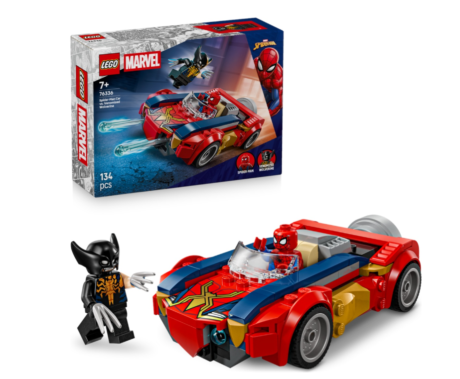 Конструктор Lego Человек-паук против Веномизированного Росомахи Marvel 76336