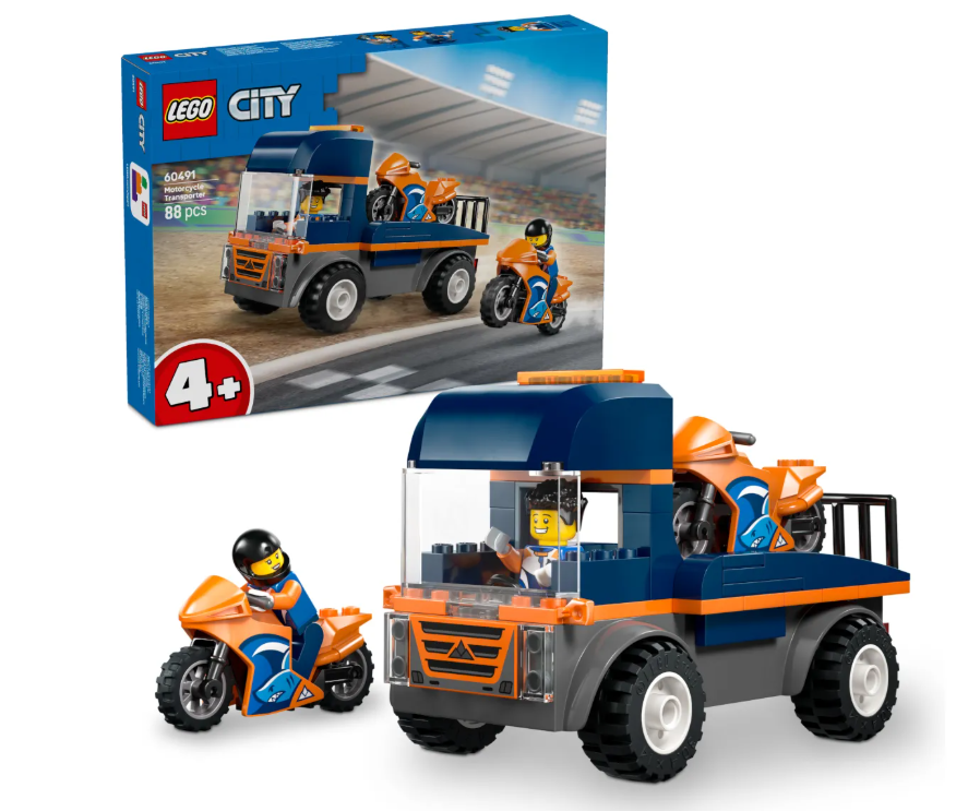 Конструктор Lego Транспортер для мотоциклов City 60491