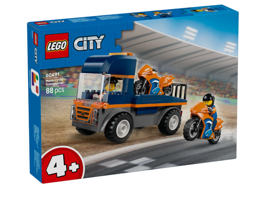 Конструктор Lego Транспортер для мотоциклов City 60491