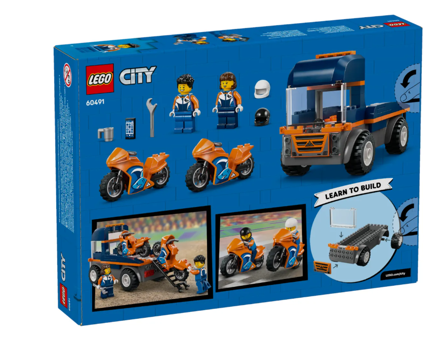 Конструктор Lego Транспортер для мотоциклов City 60491