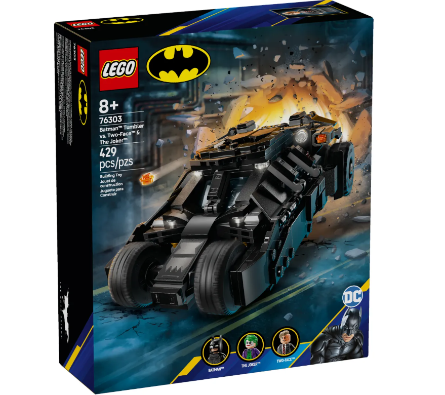 Конструктор Lego Тумблер Бэтмена против Двуликого и Джокера Super Heroes 76303 купить,NaN