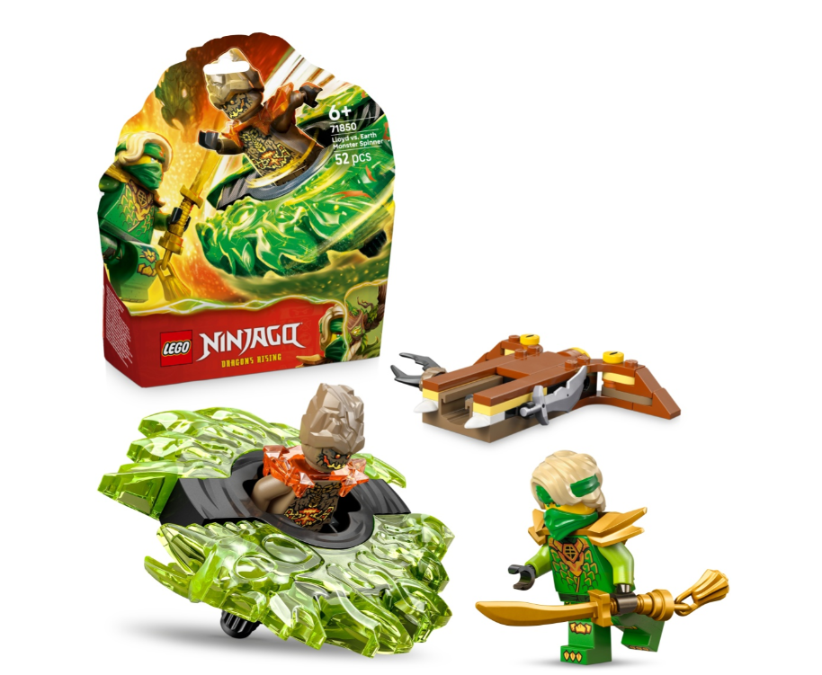 Конструктор Lego Спиннер «Ллойд против земного монстра» Ninjago 71850