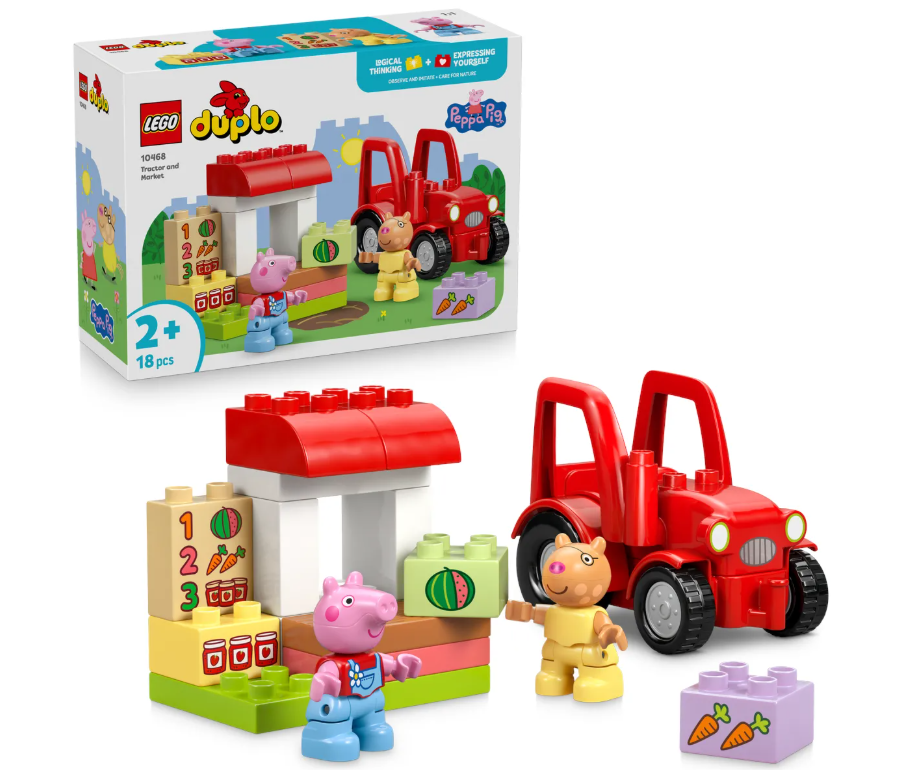 Конструктор Lego Трактор и рынок DUPLO 10468