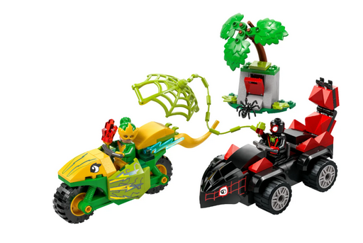 Конструктор Lego Спин и погоня за мотодинозавром Marvel 11198