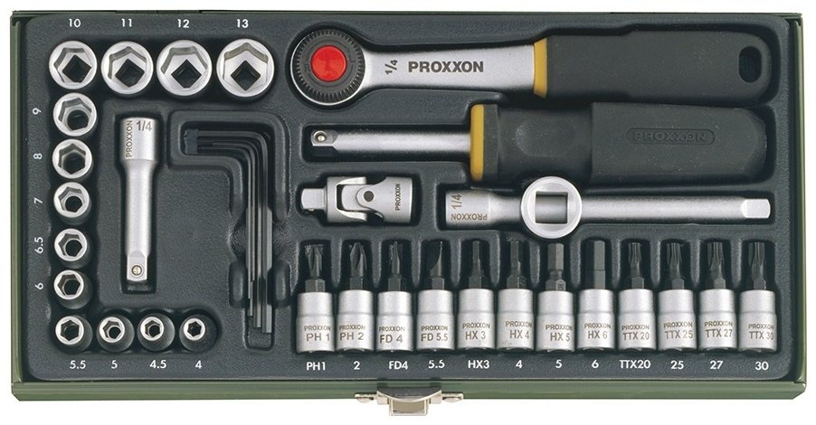 Набор автомобильный 36 в 1 Proxxon 23080