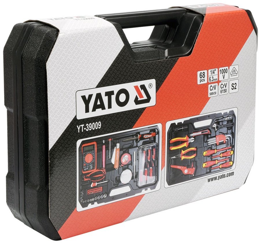 Набор инструментов строительный 69 в 1 YATO YT-39009 + UT203 - ForteMarket Набор инструментов строительный 69 в 1 YATO YT-39009 + UT203 купить,NaN