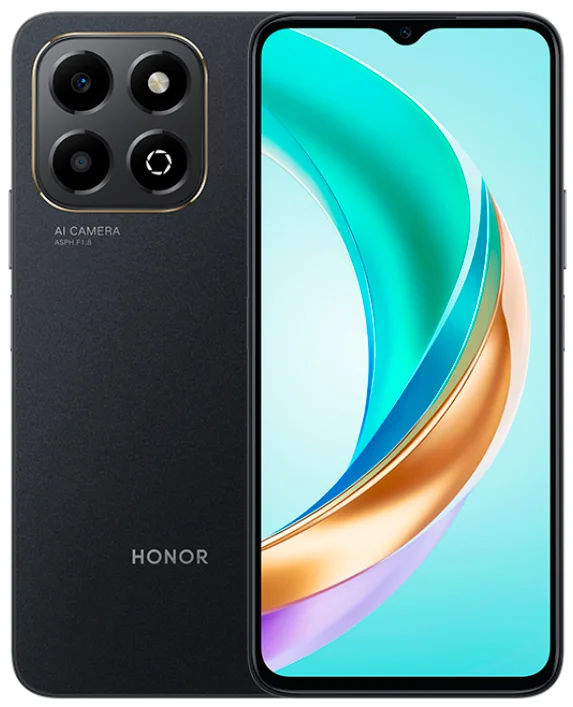 Смартфон Honor X6c 6/256GB Midnight Black