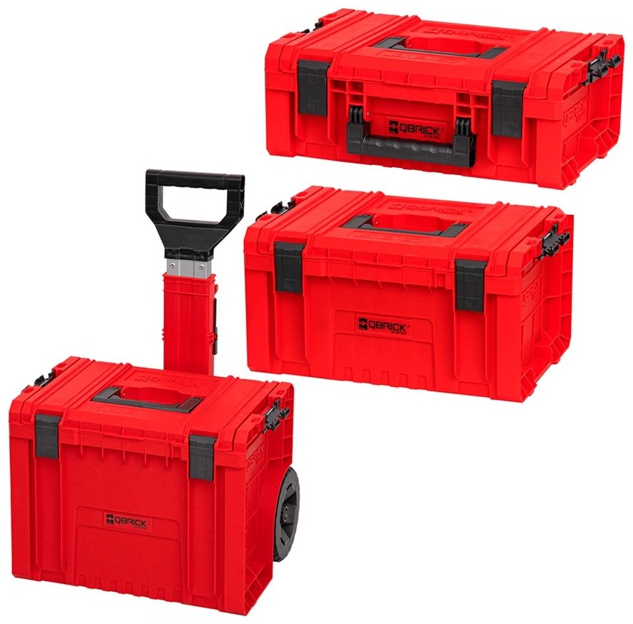 Patrol ящик-тележка 45x39x69 см QS Pro Cart + TB+TC Red красный купить,NaN