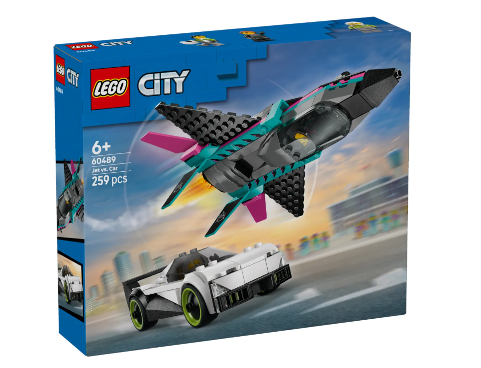 Конструктор Lego Самолет против автомобиля City 60489 купить,NaN