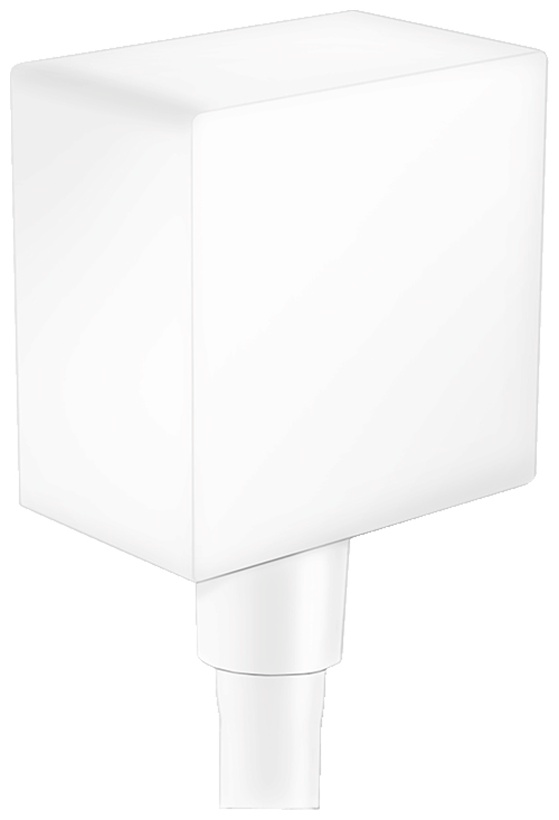 Подключение для душевого шланга Hansgrohe FixFit Square 26455700 6.4х6.4см белый купить,NaN