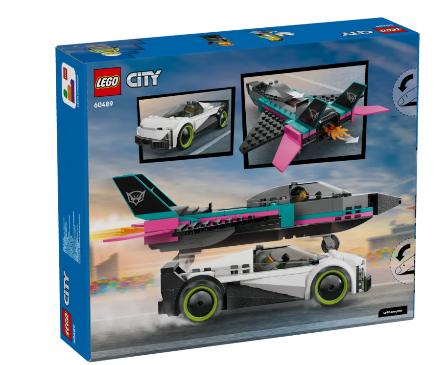 Конструктор Lego Самолет против автомобиля City 60489 купить,NaN