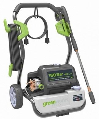 Мойка высокого давления Greenworks электрический 150 бар, GPWG7 5100807 купить,NaN