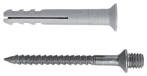 FISCHER дюбель-гвоздь 50398 6x40, 50 шт купить,NaN