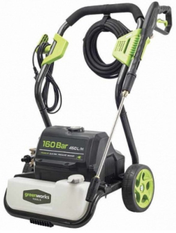 Мойка высокого давления Greenworks электрический 160 бар, GPWG8 5100907 купить,NaN