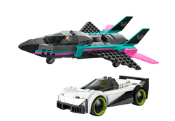 Конструктор Lego Самолет против автомобиля City 60489