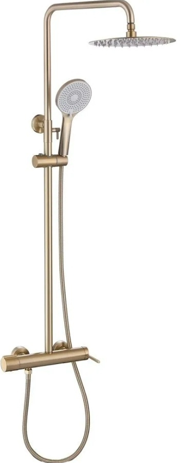 Стойка душевая Abber Emotion AF8816G 123см золото