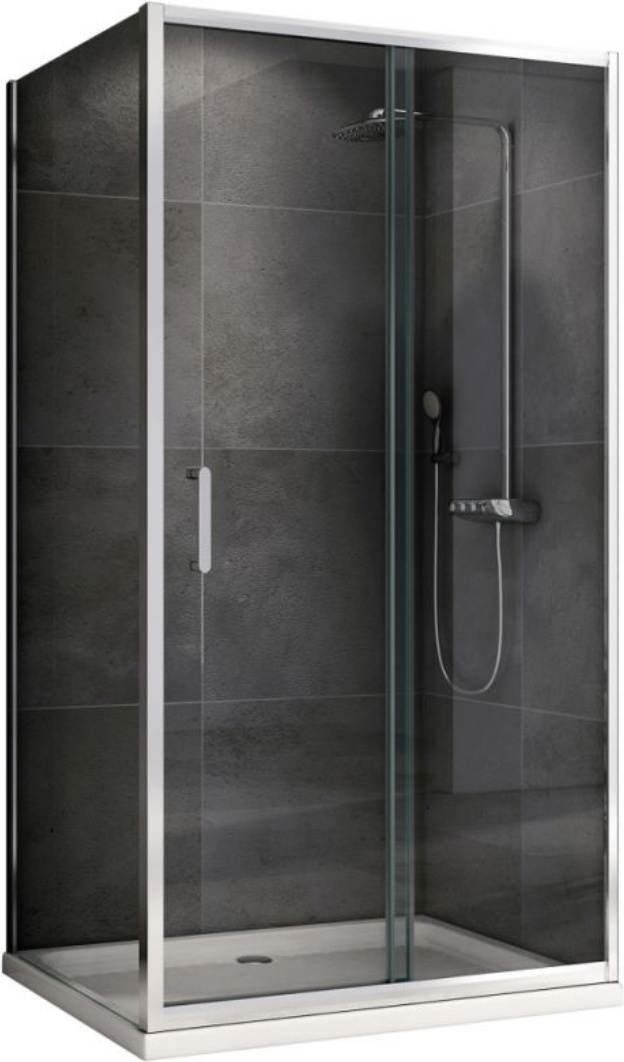 Угол душевой Abber Schwarzer Diamant AG301305-S505 130х190см черный