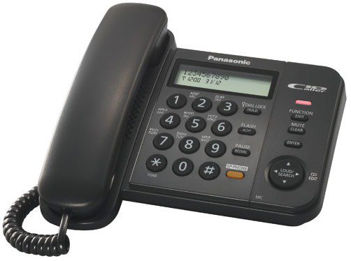 Стационарный телефон Panasonic KX-TS2358 черный