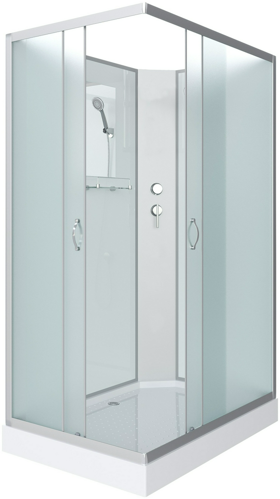 Кабина душевая Niagara NG-43295-14QBK 120х90х215см белый