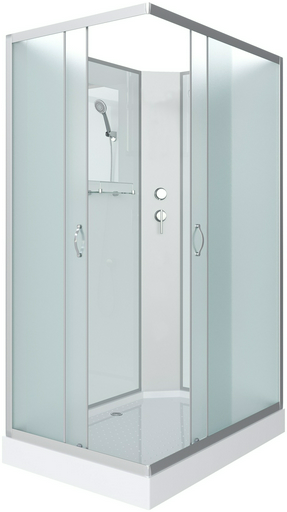 Кабина душевая Niagara NG-43295-14QBK 120х90х215см белый