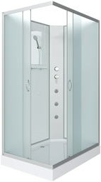 Кабина душевая Niagara NG-43295-14QBKG 120х90х215см белый