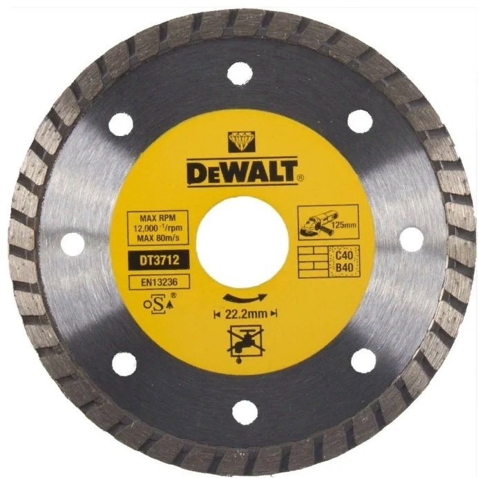 Диск отрезной алмазный 125x22.2х2.1 мм, DeWALT DT3712-QZ