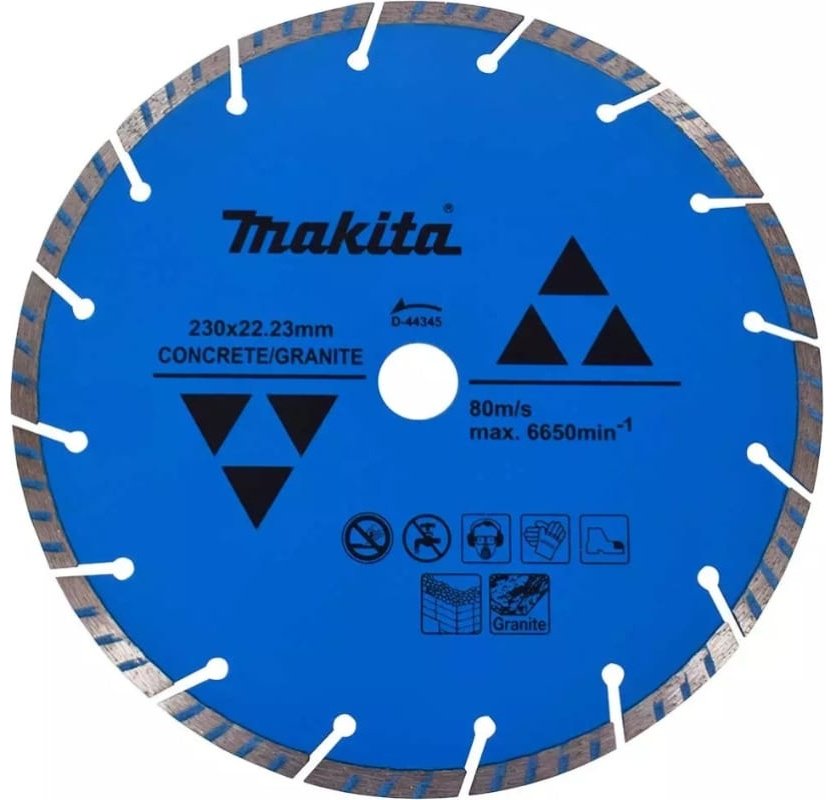 Диск отрезной алмазный 230x22.2х7 мм, Makita D-44345