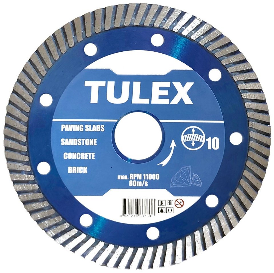 Диск отрезной алмазный 150x22.2х1.8 мм, Tulex 8012150