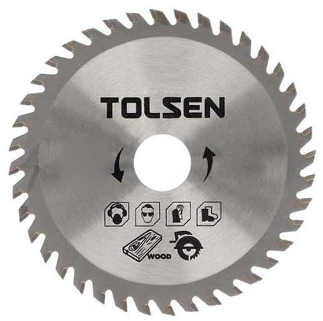 Пильный диск по дереву TOLSEN 76419, 115x22.2 мм, 24Т