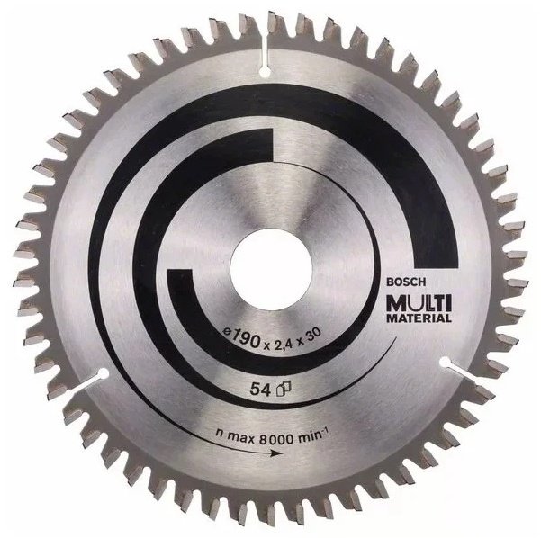 Пильный диск универсальный Bosch Multi Material 2608640509, 190x30 мм, 54Т