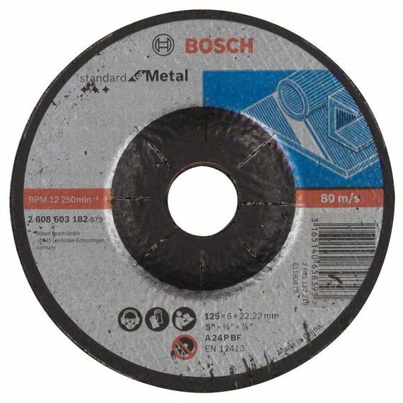 Bosch абразивный 2608602489 150x22 мм