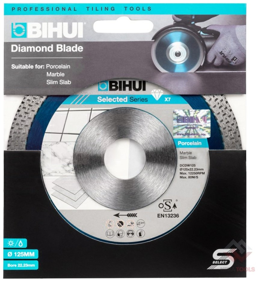Диск отрезной алмазный 125x22.23х1.4 мм, BIHUI DCDW125 купить,NaN
