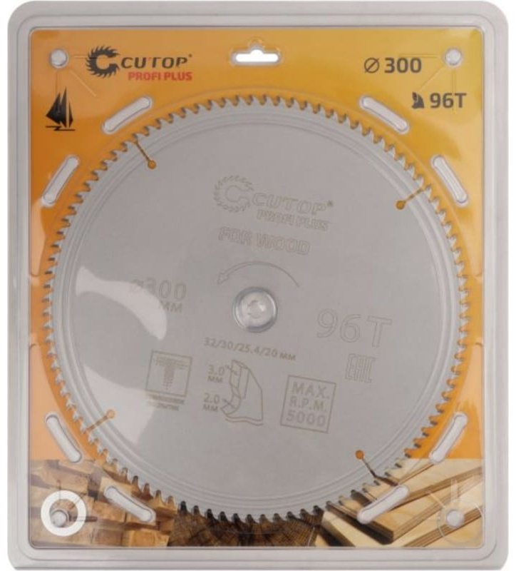 Пильный диск по дереву CUTOP 75-30096Т, 300x32 мм, 96Т