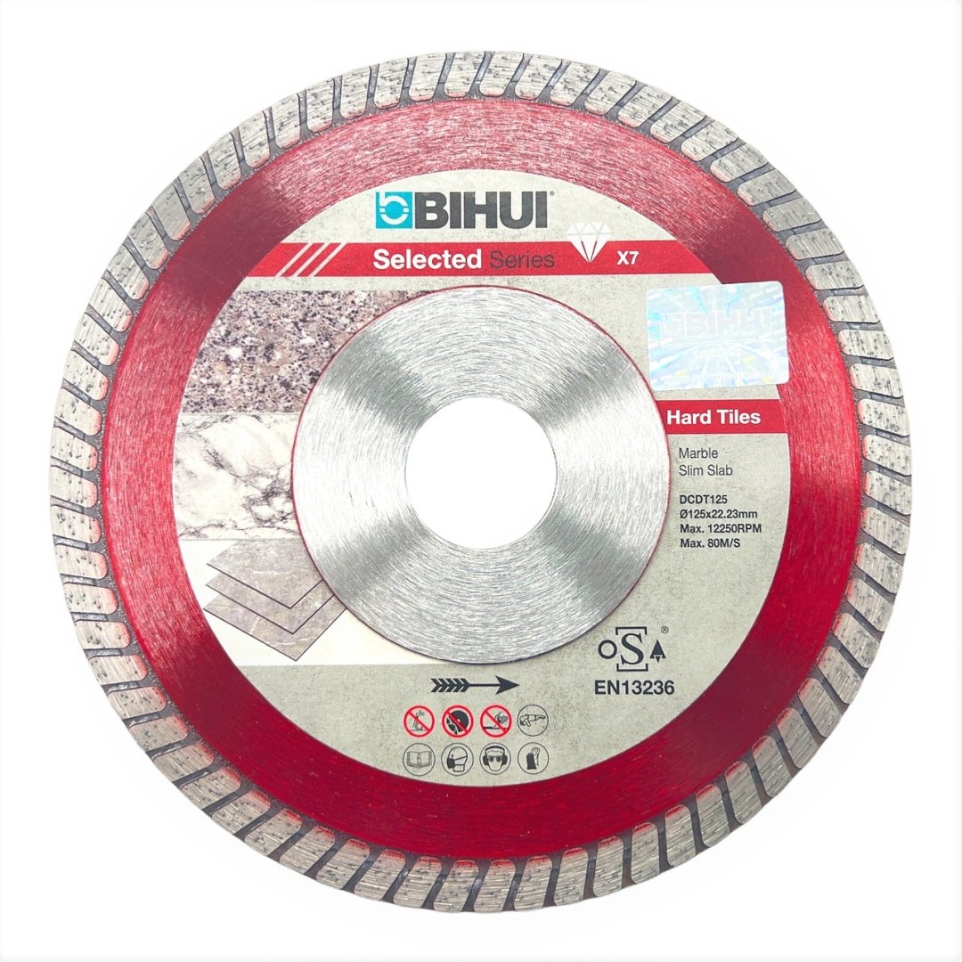 Диск отрезной алмазный 125x22.23х1.2 мм, BIHUI DCDT125