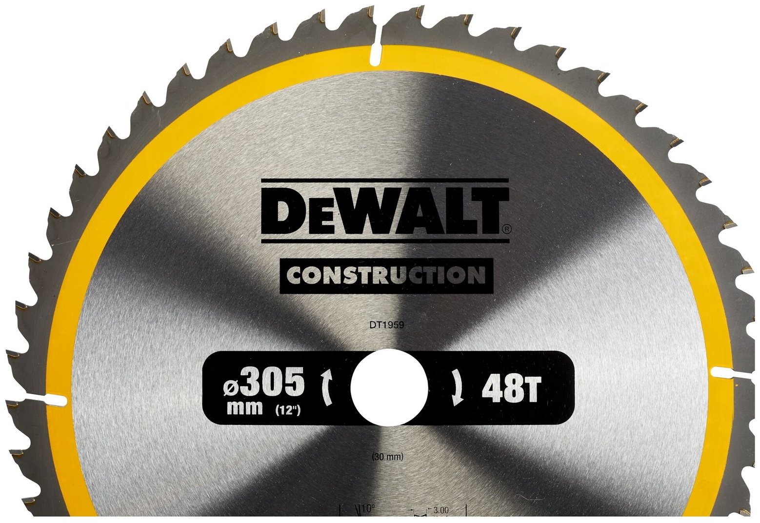 Пильный диск по дереву DeWALT DT1959-QZ, 305x30 мм, 48Т