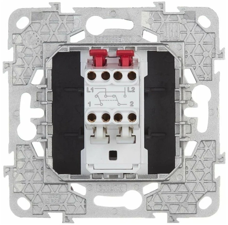 Выключатель клавишный Schneider Electric NU520554, антрацит купить,NaN