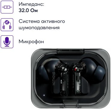 Наушники NOTHING Ear (a) черный - ForteMarket Наушники NOTHING Ear (a) черный купить,54990